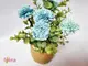 ghiveci-cu-flori-artificiale-albastra-decoratiune-bucatarie-4288