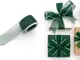 panglica satin verde ambalare cadouri craciun