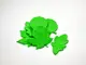 set-10-decoratiuni-creative-din-pasla-cu-frunze-verzi-pentru-activitati-craft-s00-5345