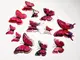 set-12-stickere-fluturi-3d-roz-inchis-3109