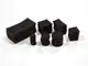 set protectie pasla autoadeziva neagra