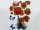 sticker-3d-vaza-trandafiri-rosii-6265