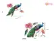 sticker-decorativ-paun-multicolor-100-cm-2223