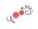 sticker-oglinda-floare-rosie-8457