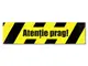 sticker podea atentie la prag folina 100 30 cm 1087