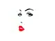 sticker-salon-infrumusetare-folina-model-ochi-si-buze-2906