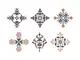 stickere decorative cu motivep traditionale folina