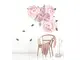 stickere-flori-folina-decor-floral-roz-8470