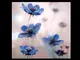 tablou-sticla-blue-flowers-7477