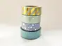 Set 4 role washi tape Dream, benzi adezive decorative turcoaz