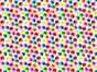 Autocolant decorativ, Folina, model bile colorate, multicolor, 120 cm lăţime