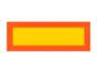 Autocolant reflectorizant tip bandă pentru vehicule și remorci, set 2 bucăți 565x200 mm