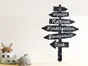 Sticker tip tablă de scris, Folina, model indicator, 80x120 cm, racletă de aplicare inclusă în set