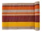 Napron masă Dora, Folina, gri cu dungi portocalii, 30 x 135 cm