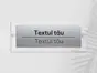 Plăcuță personalizată din bond gravat pe suport din plexiglass, cu text personalizat