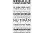 Sticker decorativ Regulile casei, Folina, planșă mare de 145x75cm, racletă de aplicare inclusă