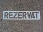 Șablon semnalizare Rezervat, pentru parcare