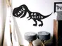 Sticker tip tablă de scris, Folina, model dinozaur, 78x133 cm, racletă de aplicare inclusă.