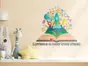 Sticker cu citat Rick Holland, Folina, colorat, 50x41 cm, racletă de aplicare inclusă