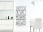 Sticker decorativ Vinuri 1, Folina, negru, 120x62cm