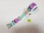 Abţibilduri Washi Tape, Folina, model flori, multicolor