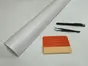 Set autocolant alb mat 30x500 cm + racletă, cutter, pensetă – pentru cutter plotter, realizare stickere, proiecte DIY crafting și handmade