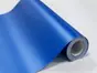 Autocolant albastru satinat, Folina, cu aspect mat, rolă de 75x300cm