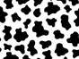 Autocolant decorativ alb negru Muh