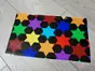 Autocolant decorativ, Folina, model steluţe colorate, 100 cm lăţime