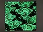 Autocolant fosforescent Glow in the dark, Folina, model nori - 50x120 cm