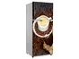 Autocolant frigider Ceaşcă cu boabe de cafea, autoadeziv, rolă de 200x67 cm
