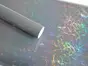 Autocolant marmură gri cu efect holografic, Magic Marble - 75x250 cm
