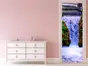 Autocolant uşă Cascadă, Folina, model multicolor, dimensiune autocolant 92x205 cm