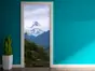 Autocolant uşă Peisaj de munte 4, Folina, model multicolor, dimensiune autocolant 92x205 cm