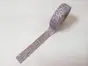 Bandă adezivă Washi Tape Glitter Sand, Folina, cu sclipici, 15mmx5m 