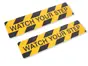 Set 2 Benzi Antiderapante pentru Scări „Watch Your Step” 61 × 15 cm Galben-Negru