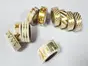 Set 10 role Washi Tape, benzi adezive decorative cu modele auriu metalic