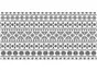 Set 5 Borduri decorative autoadezive, Folina 20, cu motive tradiţionale româneşti, 25x100 cm
