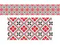 Set 5 Borduri decorative autoadezive, Folina 25, cu motive tradiţionale româneşti, 10x100 cm