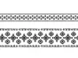 Set 5 Borduri decorative autoadezve, Folina 28, cu motive tradiţionale româneşti, 10x100 cm