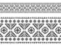 Set 5 Borduri decorative autoadezive, Folina 29, cu motive tradiţionale româneşti, 10x100 cm