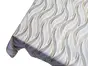 Faţă de masă impermeabilă, albă cu model elegant bej, 140 X300cm
