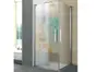 Folie cabină duş, Folina, sablare cu model Wave, autoadezivă, rolă de 100x210 cm