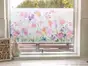 Folie geam electrostatică Miraflores, d-c-fix, imprimeu floral, multicolor, lățime 45 cm