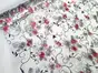 Folie protecţie blat mobilă, transparentă cu model floral colorat, fără adeziv, 1.2 mm grosime, 100x200 cm
