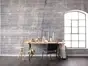 Fototapet Concrete, Komar, imitaţie perete din beton, gri, 400x250 cm