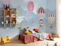 Fototapet cameră copii Happy Balloon, Komar, model cu baloane în zbor, multicolor, 500x250 cm