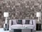 Fototapet Tile Wall, Dimex, piatră gri, 375x250 cm