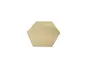 Set 10 stickere oglindă Hexagon, decoraţiune perete din oglindă acrilică aurie