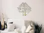 Oglindă decorativă Ivona, Folina, model geometric, 50 cm